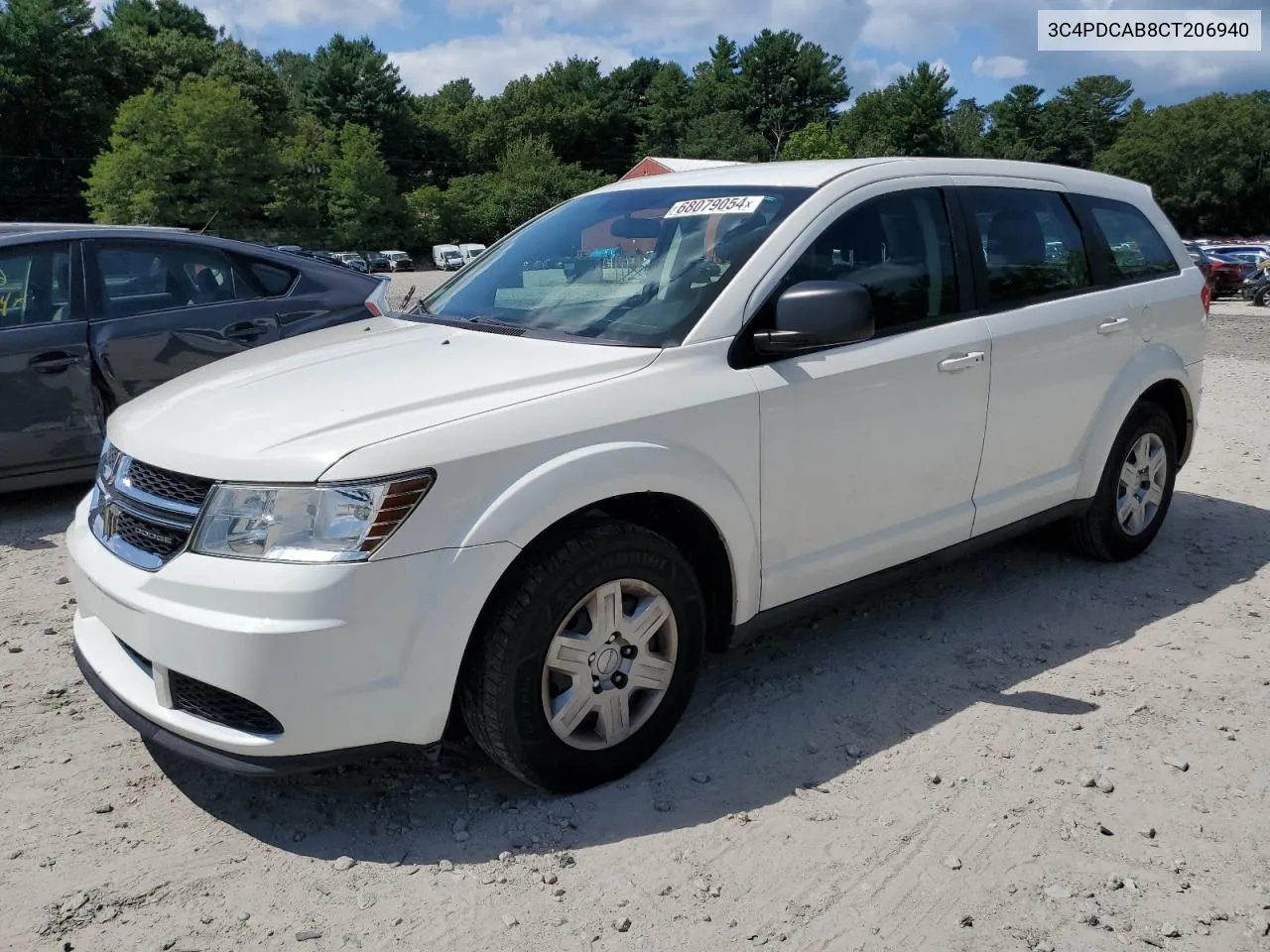 3C4PDCAB8CT206940 2012 Dodge Journey Se