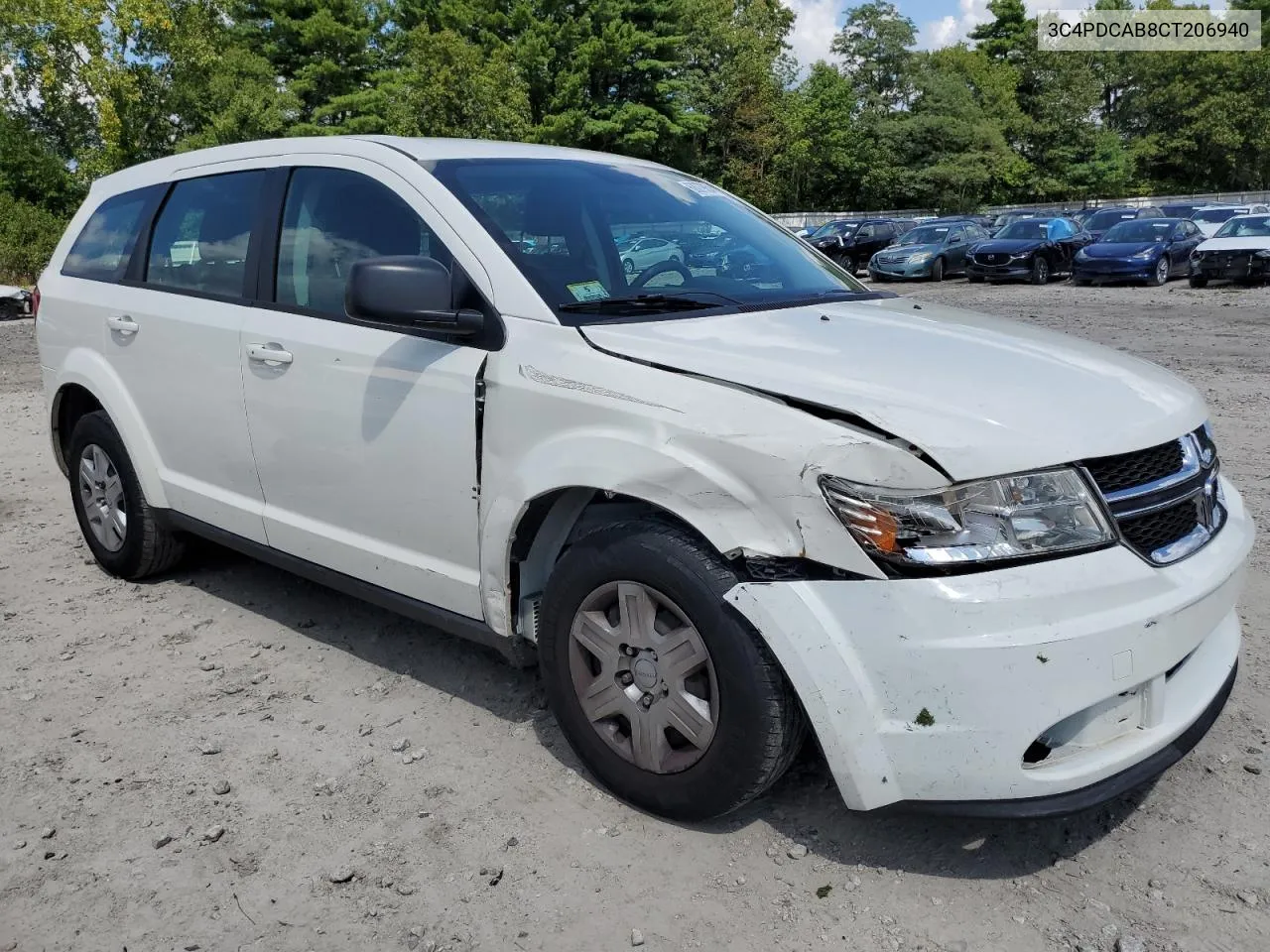 3C4PDCAB8CT206940 2012 Dodge Journey Se