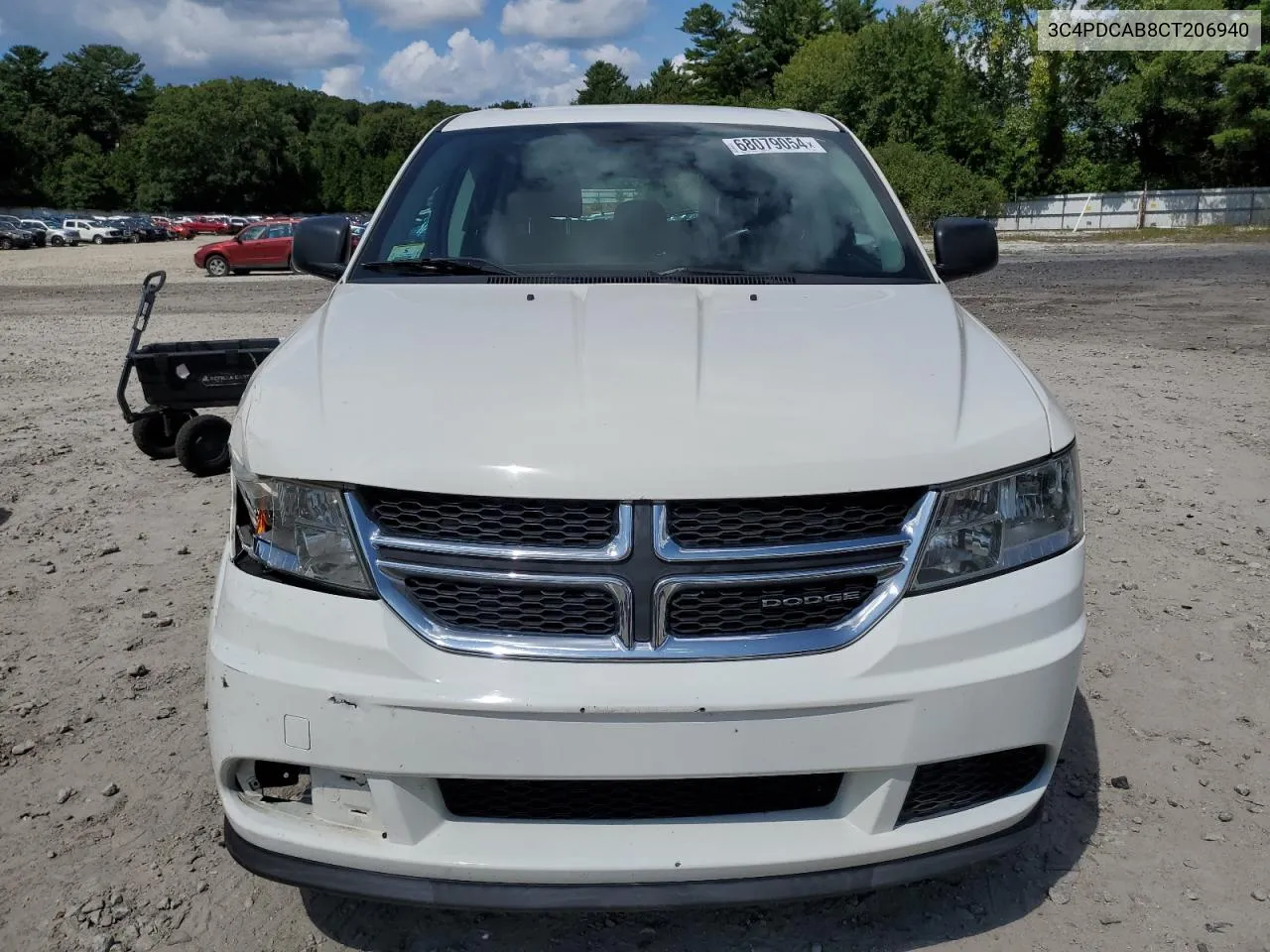 2012 Dodge Journey Se VIN: 3C4PDCAB8CT206940 Lot: 68079054