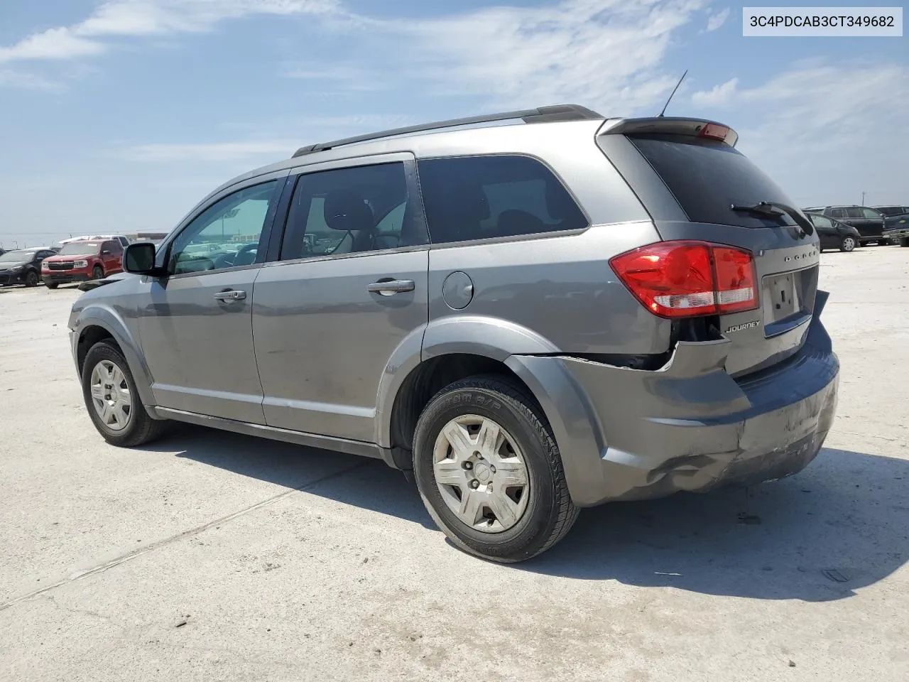 2012 Dodge Journey Se VIN: 3C4PDCAB3CT349682 Lot: 68726634