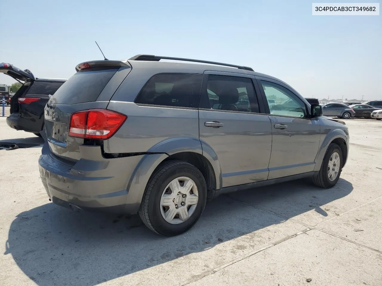 2012 Dodge Journey Se VIN: 3C4PDCAB3CT349682 Lot: 68726634