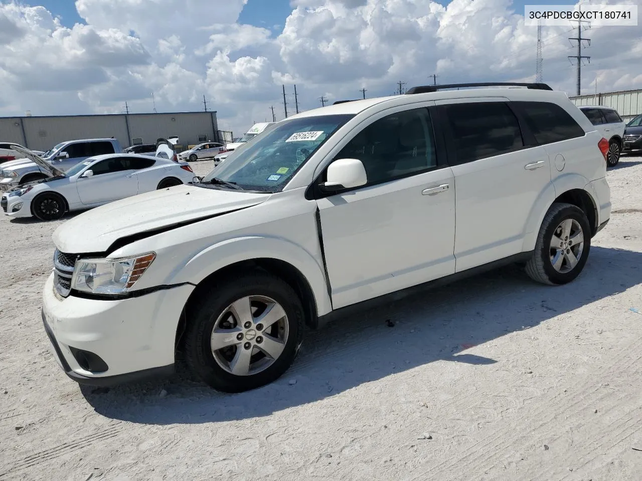 2012 Dodge Journey Sxt VIN: 3C4PDCBGXCT180741 Lot: 69516224