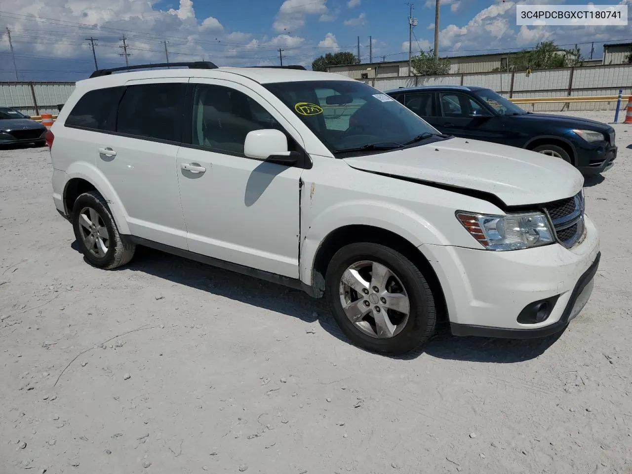 2012 Dodge Journey Sxt VIN: 3C4PDCBGXCT180741 Lot: 69516224