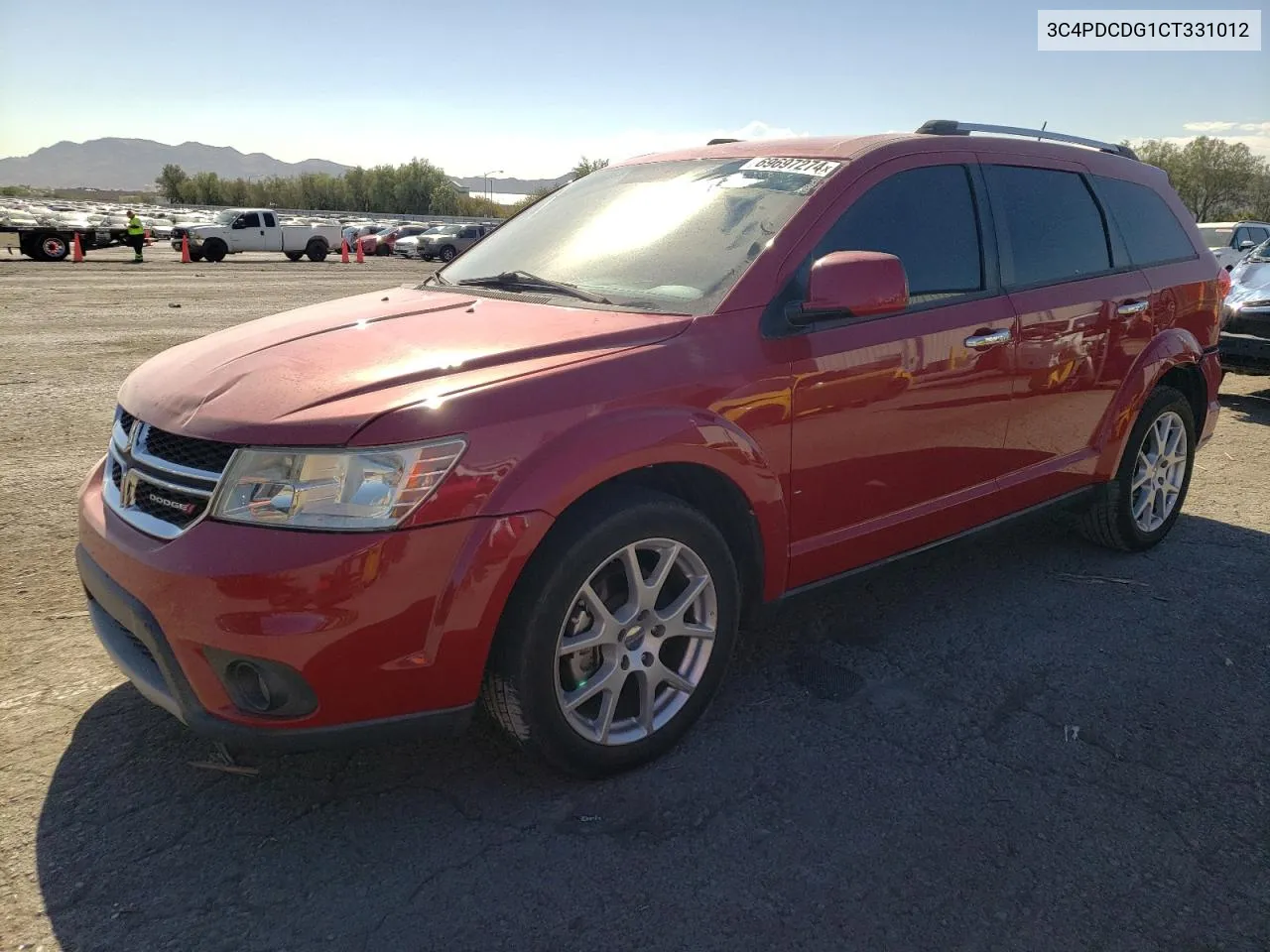 2012 Dodge Journey Crew VIN: 3C4PDCDG1CT331012 Lot: 69697274