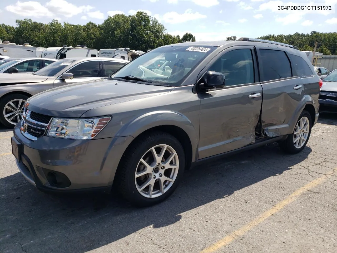 2012 Dodge Journey Crew VIN: 3C4PDDDG1CT151972 Lot: 70026404