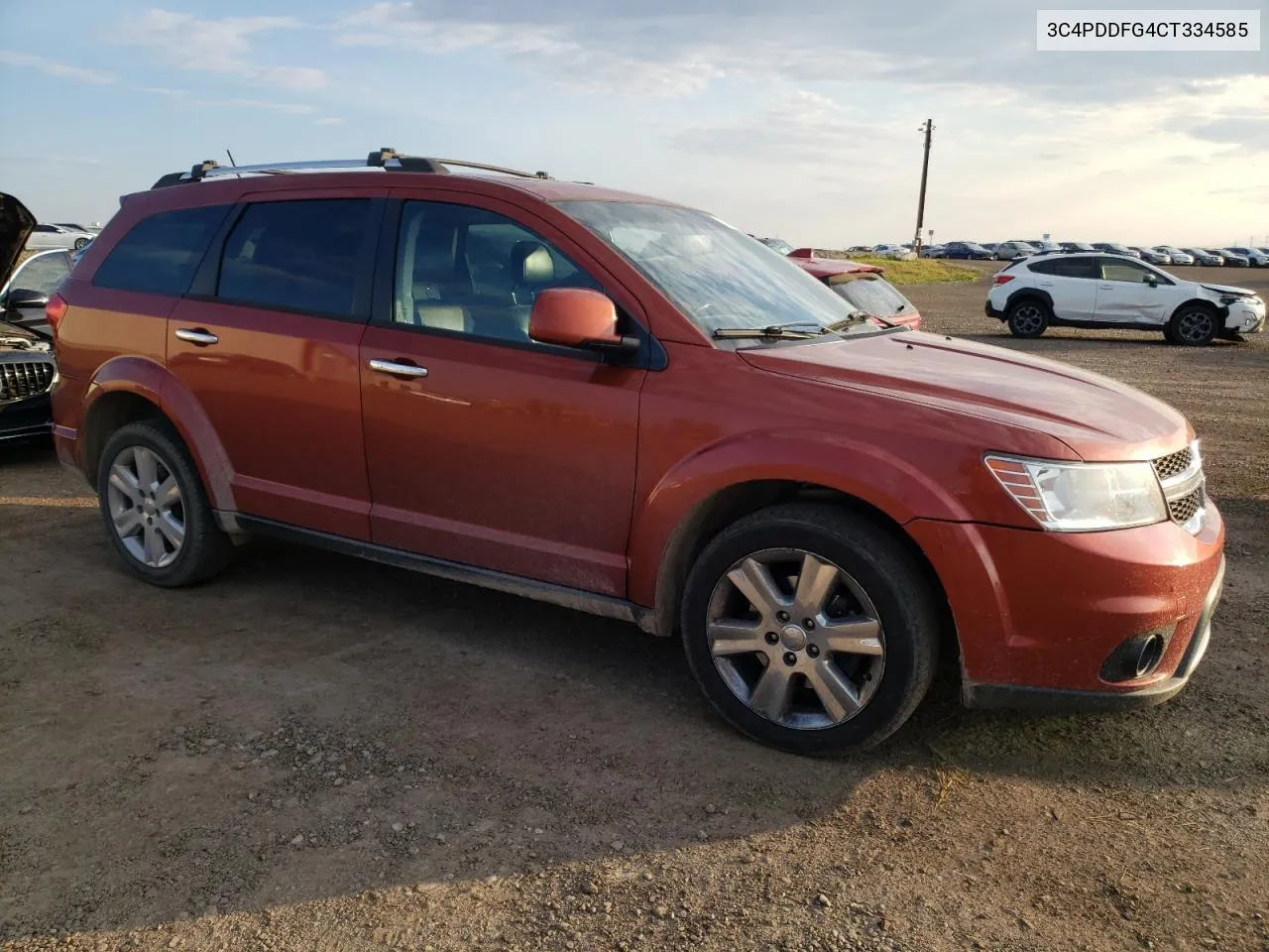 2012 Dodge Journey R/T VIN: 3C4PDDFG4CT334585 Lot: 70061034