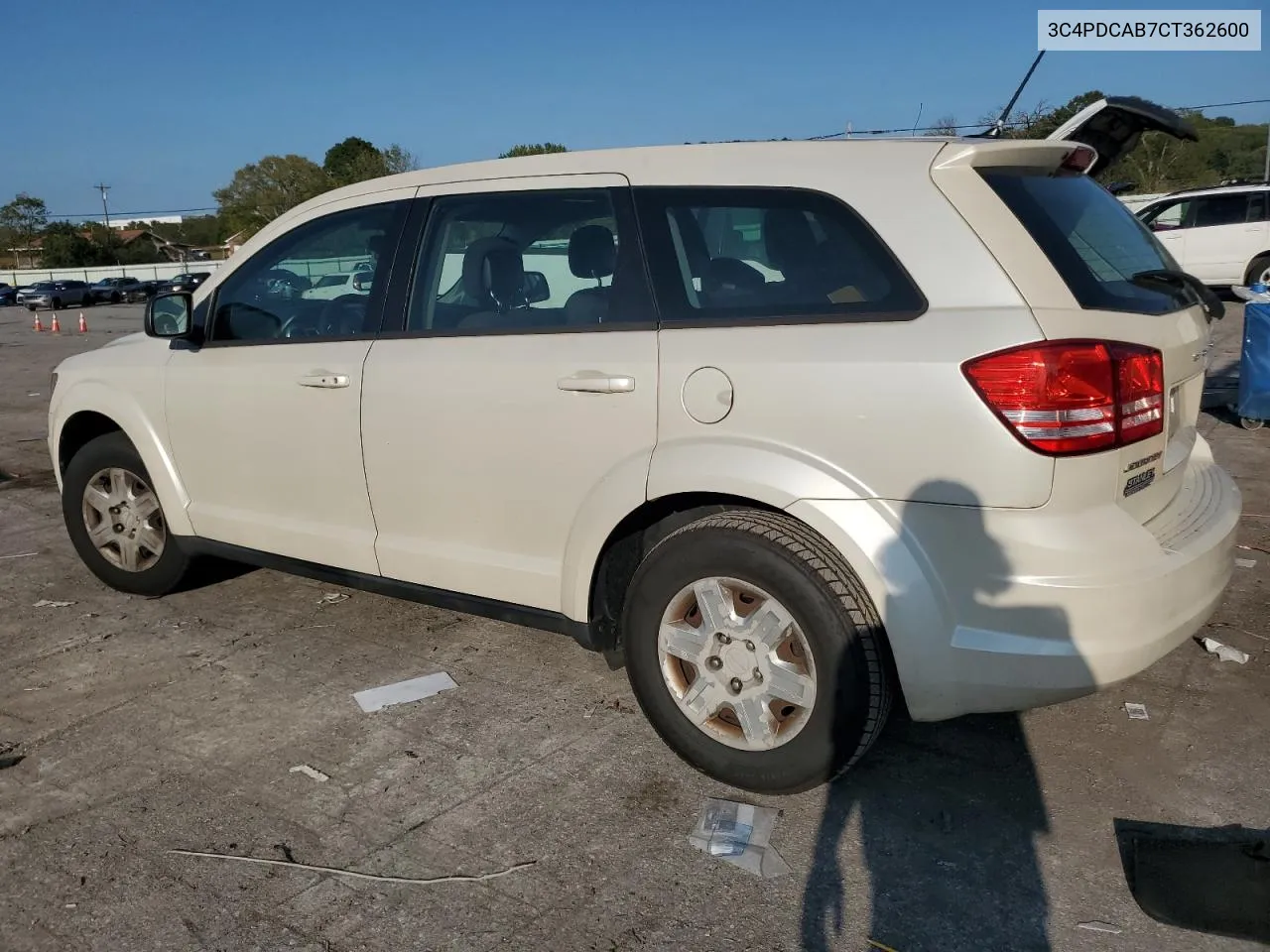 2012 Dodge Journey Se VIN: 3C4PDCAB7CT362600 Lot: 71000664