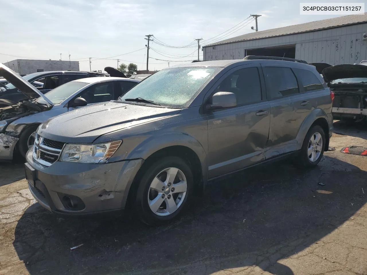 2012 Dodge Journey Sxt VIN: 3C4PDCBG3CT151257 Lot: 71302524