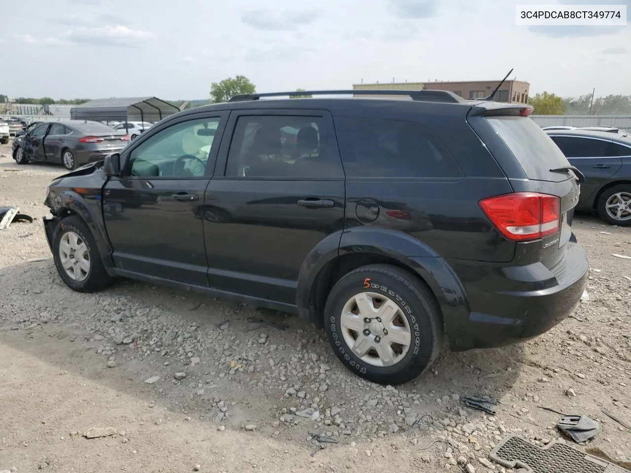 2012 Dodge Journey Se VIN: 3C4PDCAB8CT349774 Lot: 71366554