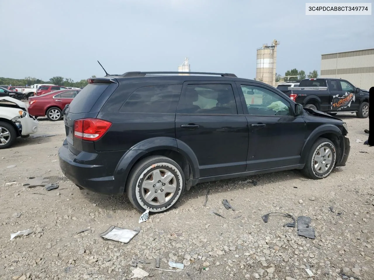 2012 Dodge Journey Se VIN: 3C4PDCAB8CT349774 Lot: 71366554