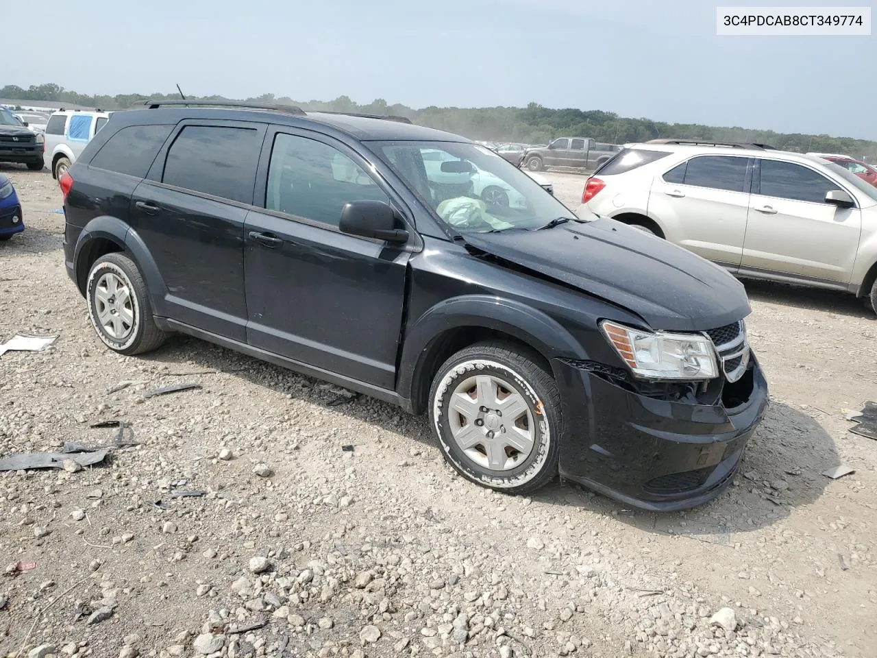 2012 Dodge Journey Se VIN: 3C4PDCAB8CT349774 Lot: 71366554