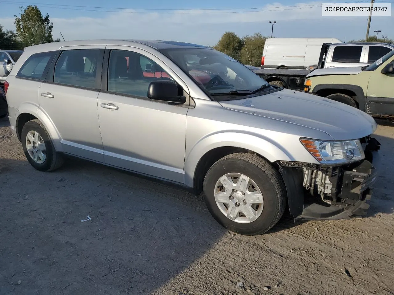 2012 Dodge Journey Se VIN: 3C4PDCAB2CT388747 Lot: 71419714