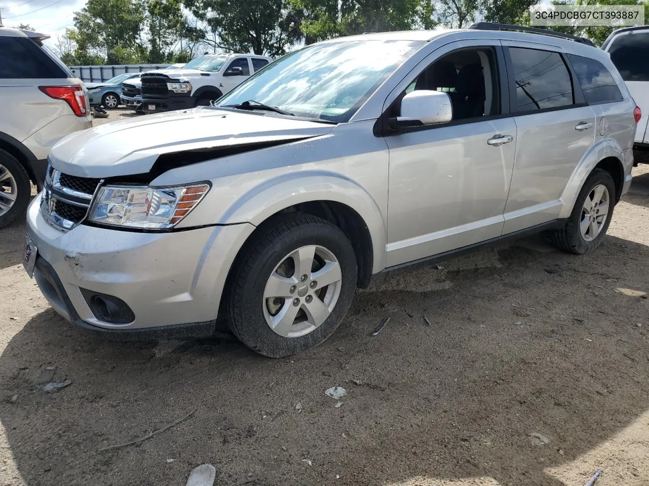 2012 Dodge Journey Sxt VIN: 3C4PDCBG7CT393887 Lot: 71743654