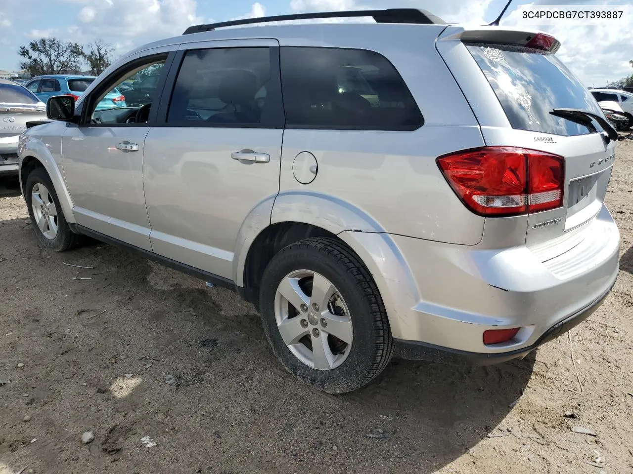 2012 Dodge Journey Sxt VIN: 3C4PDCBG7CT393887 Lot: 71743654