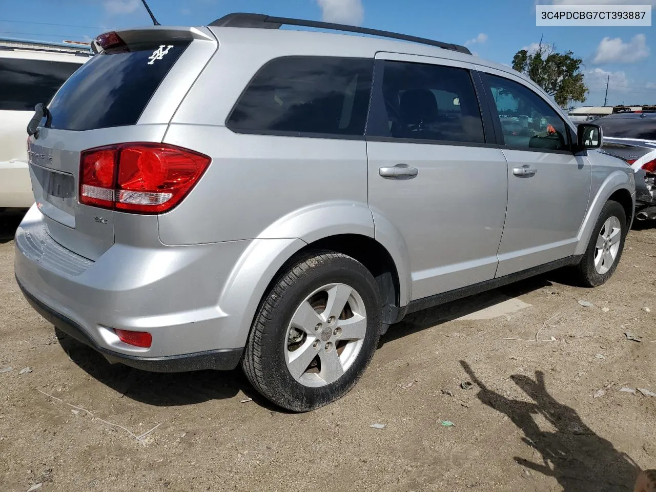 2012 Dodge Journey Sxt VIN: 3C4PDCBG7CT393887 Lot: 71743654