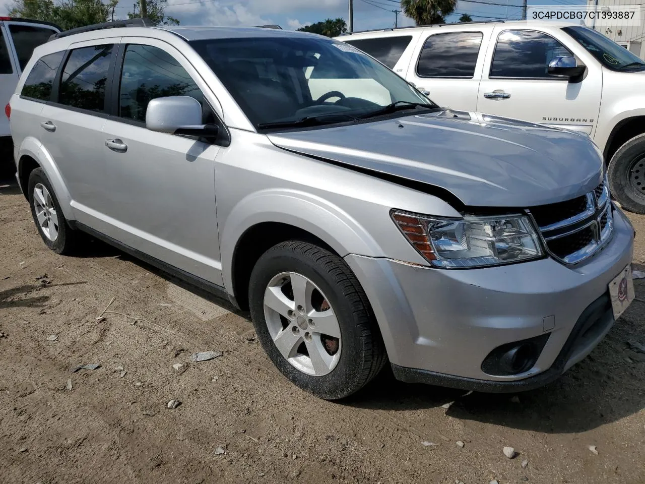 2012 Dodge Journey Sxt VIN: 3C4PDCBG7CT393887 Lot: 71743654