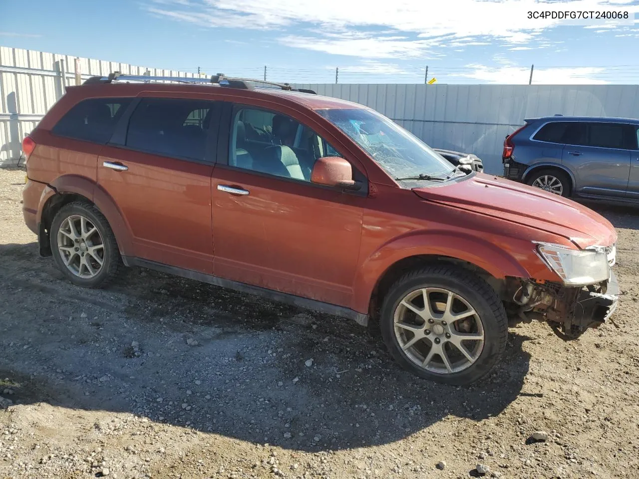 2012 Dodge Journey R/T VIN: 3C4PDDFG7CT240068 Lot: 72006524