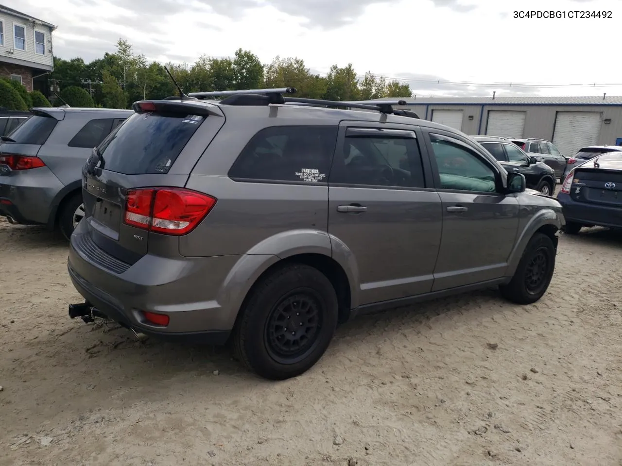 2012 Dodge Journey Sxt VIN: 3C4PDCBG1CT234492 Lot: 72076044