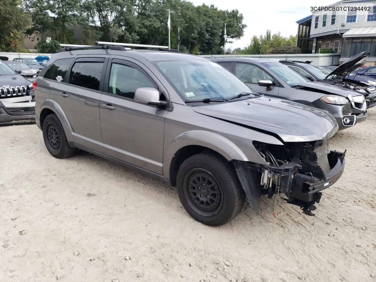 2012 Dodge Journey Sxt VIN: 3C4PDCBG1CT234492 Lot: 72076044