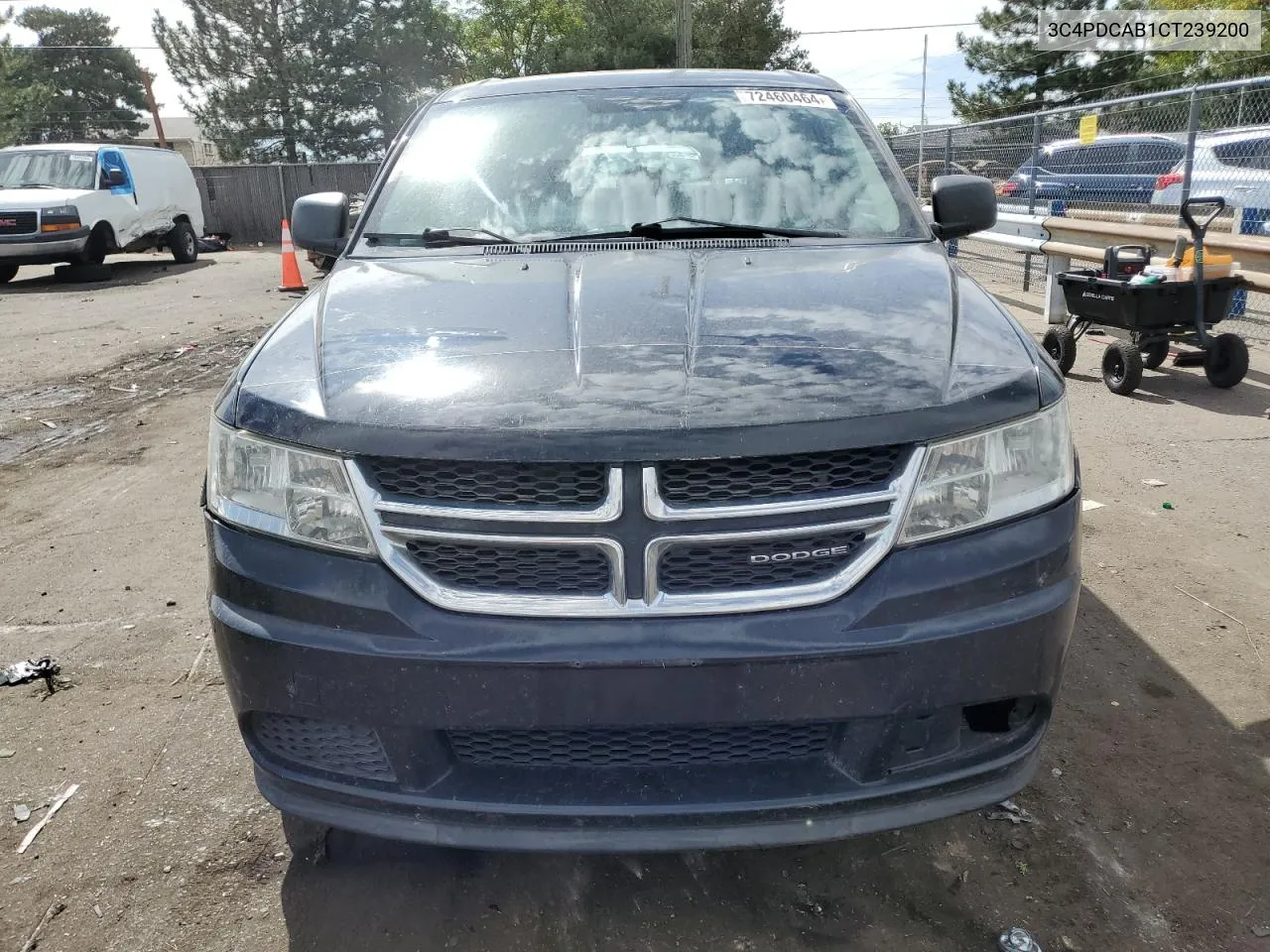 2012 Dodge Journey Se VIN: 3C4PDCAB1CT239200 Lot: 72460464