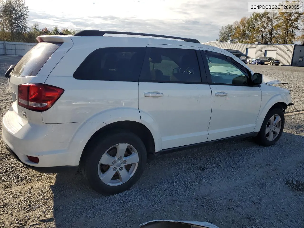 2012 Dodge Journey Sxt VIN: 3C4PDCBG2CT289355 Lot: 72894084