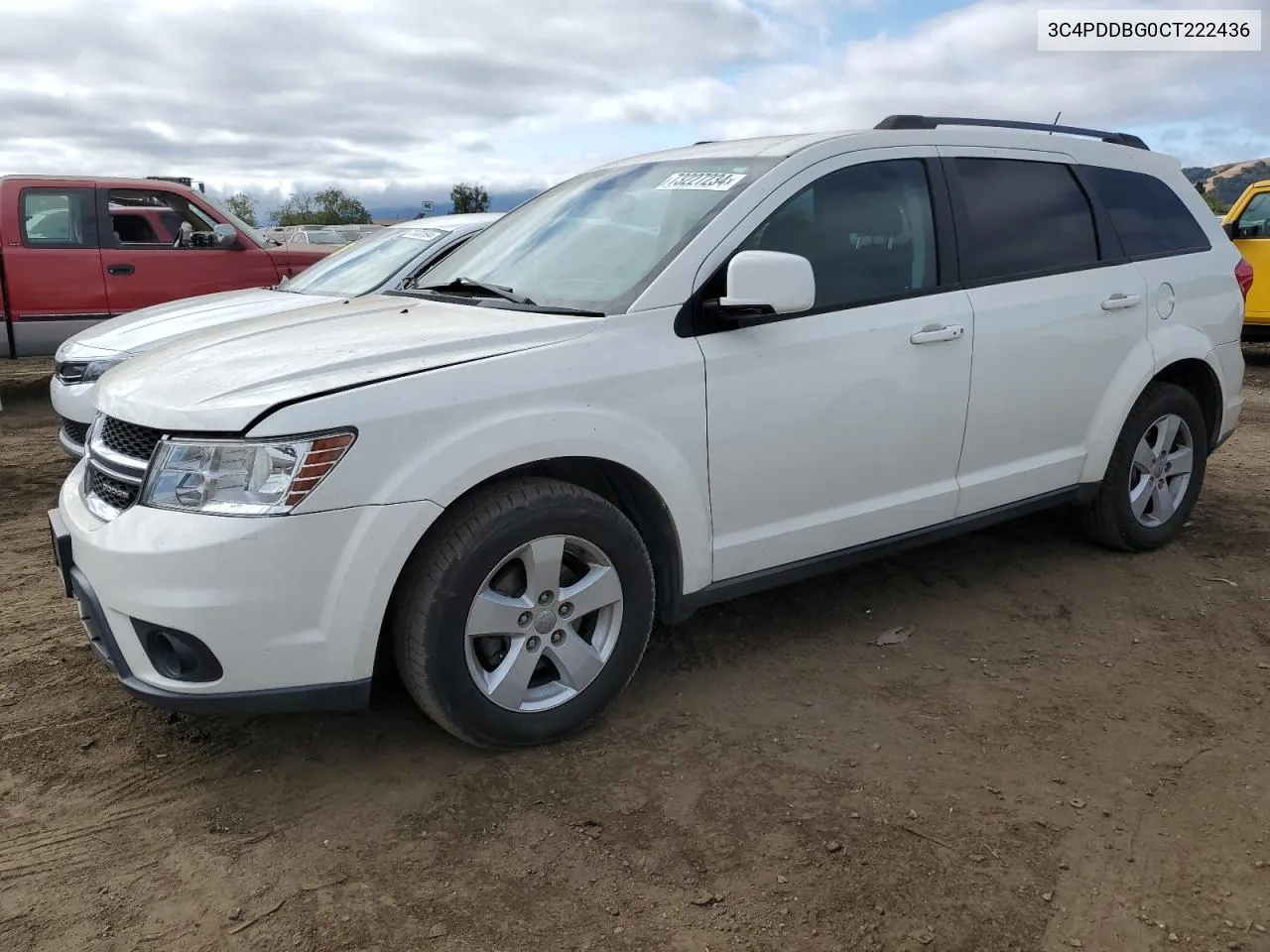 2012 Dodge Journey Sxt VIN: 3C4PDDBG0CT222436 Lot: 73227234