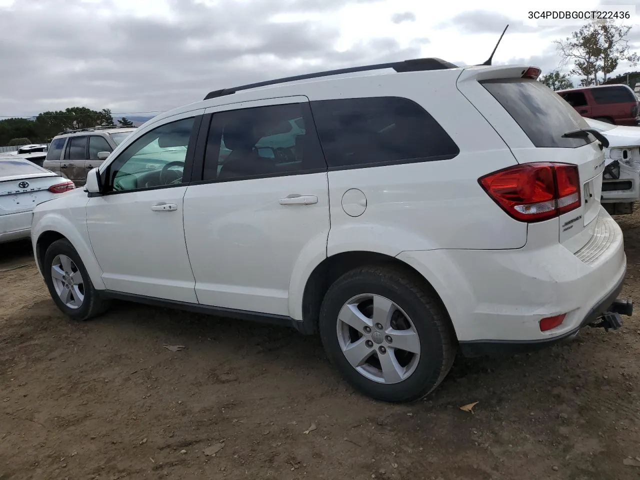 2012 Dodge Journey Sxt VIN: 3C4PDDBG0CT222436 Lot: 73227234