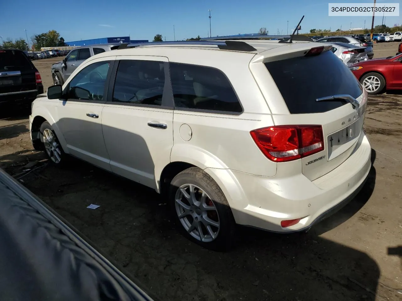 2012 Dodge Journey Crew VIN: 3C4PDCDG2CT305227 Lot: 73331274