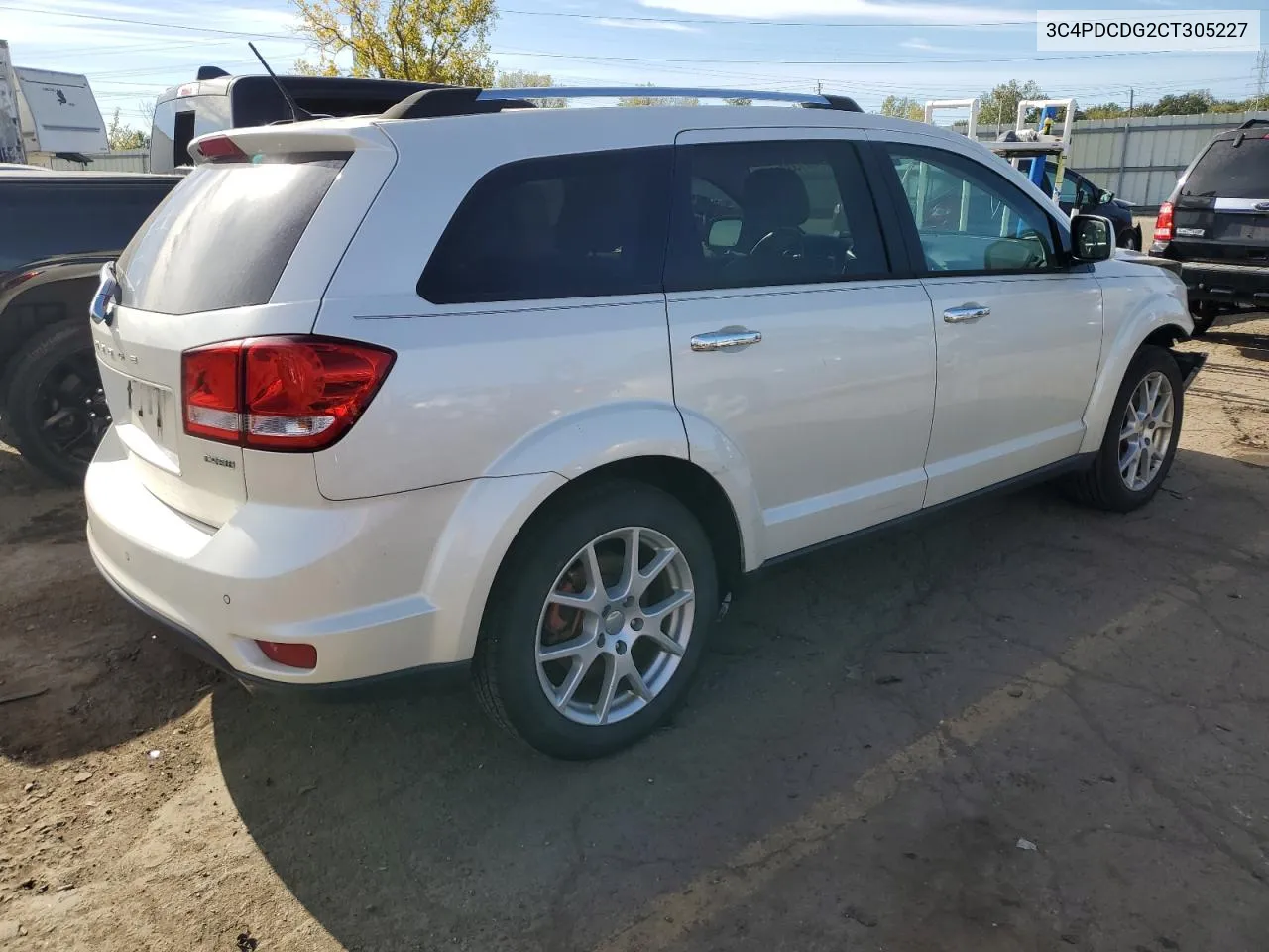 2012 Dodge Journey Crew VIN: 3C4PDCDG2CT305227 Lot: 73331274