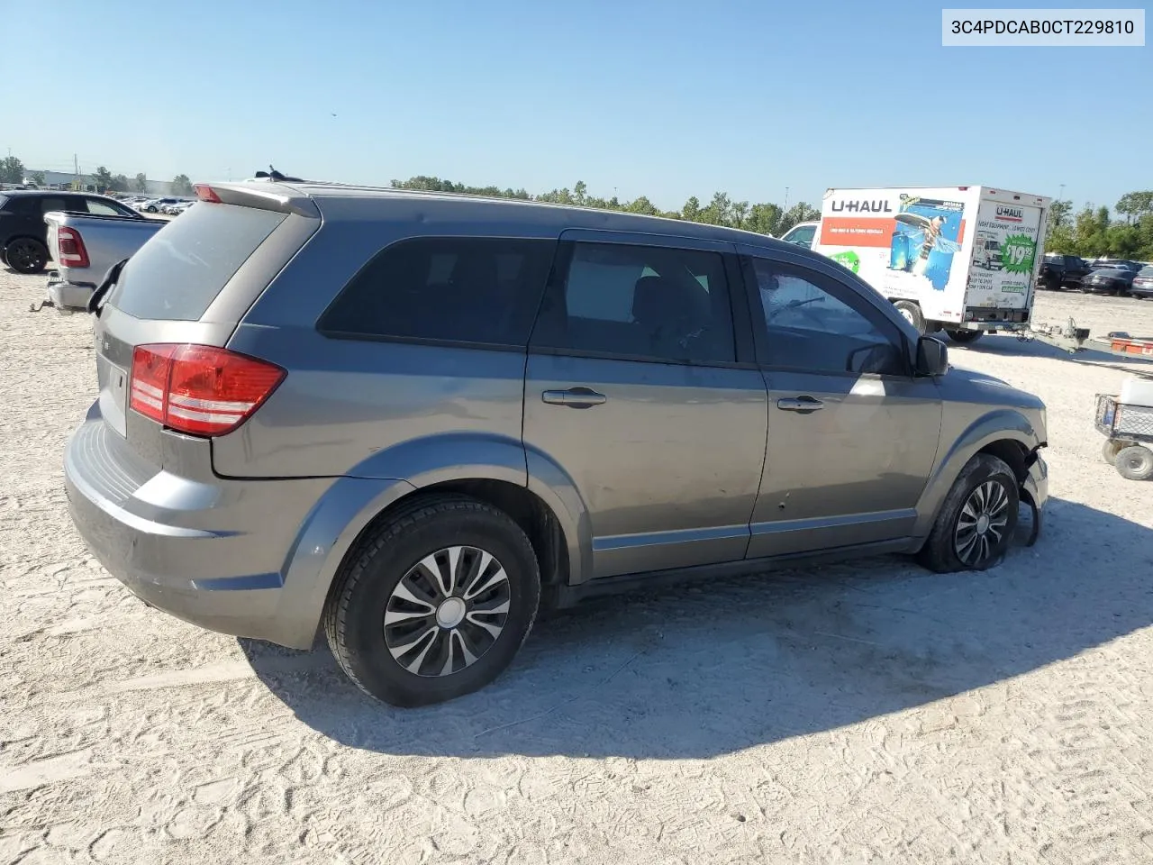 2012 Dodge Journey Se VIN: 3C4PDCAB0CT229810 Lot: 73512544