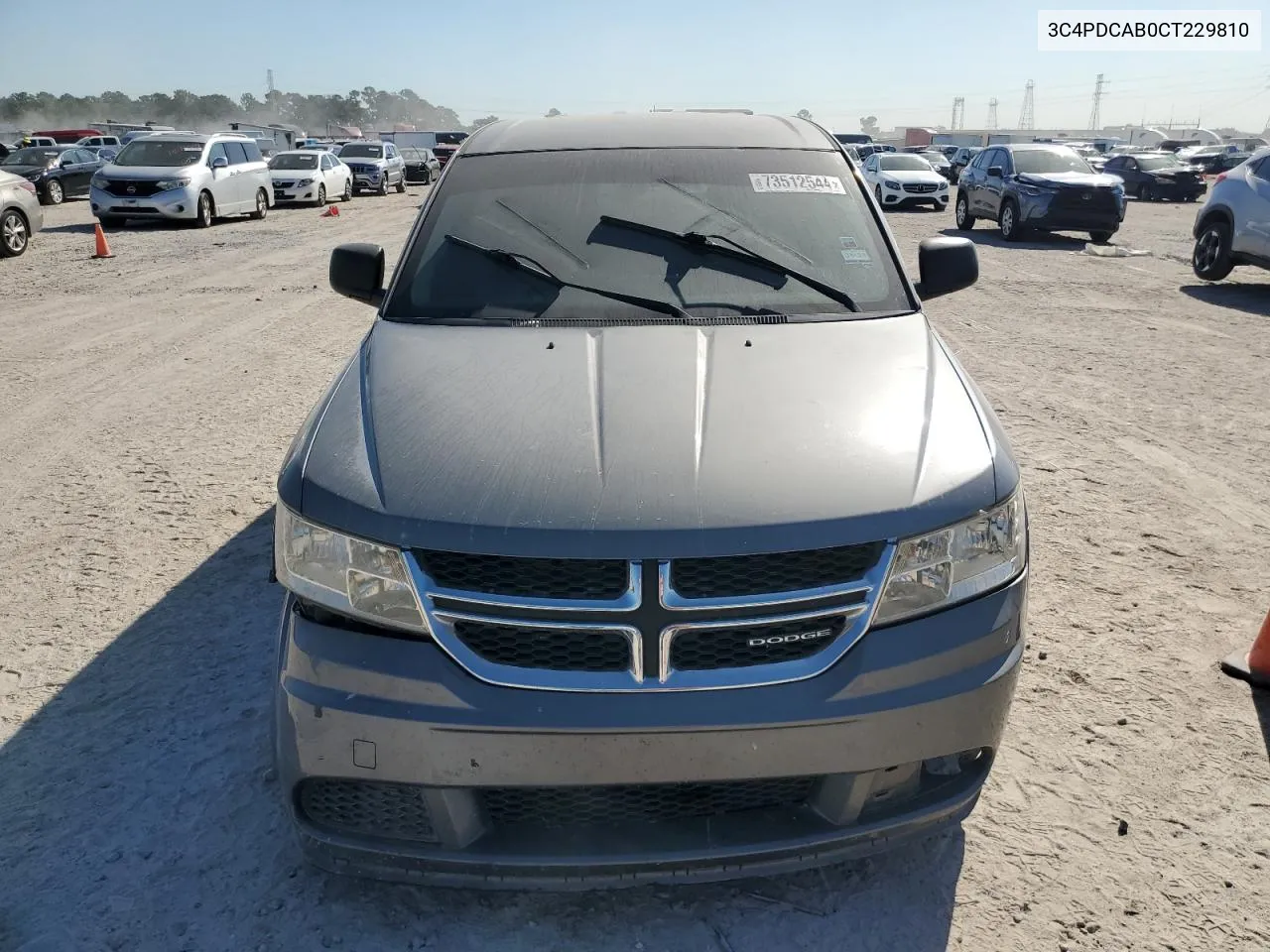 2012 Dodge Journey Se VIN: 3C4PDCAB0CT229810 Lot: 73512544