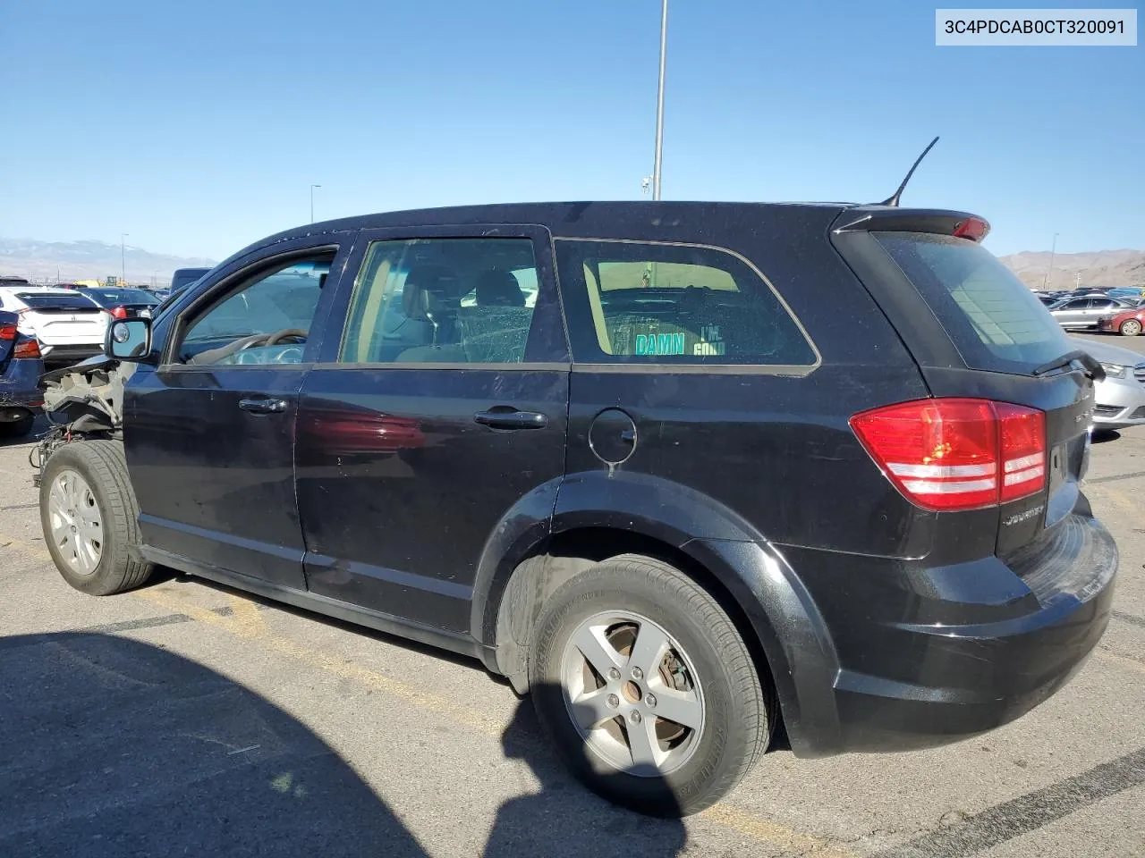 2012 Dodge Journey Se VIN: 3C4PDCAB0CT320091 Lot: 73539024