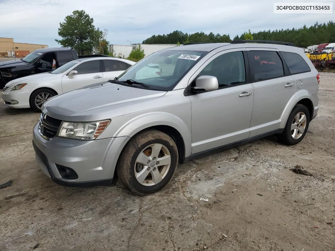 2012 Dodge Journey Sxt VIN: 3C4PDCBG2CT153453 Lot: 73872944