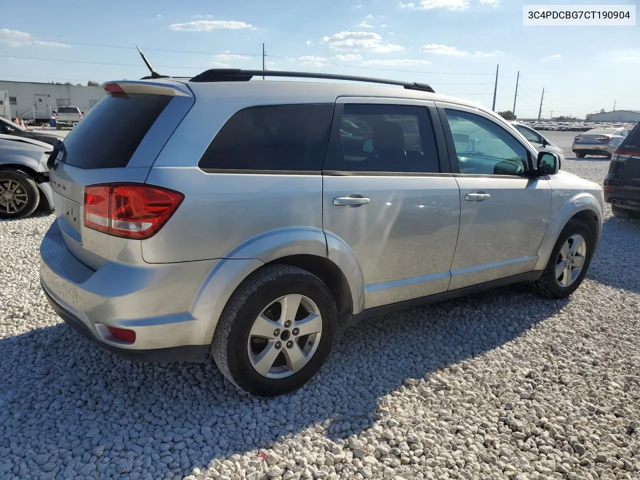 2012 Dodge Journey Sxt VIN: 3C4PDCBG7CT190904 Lot: 73959304