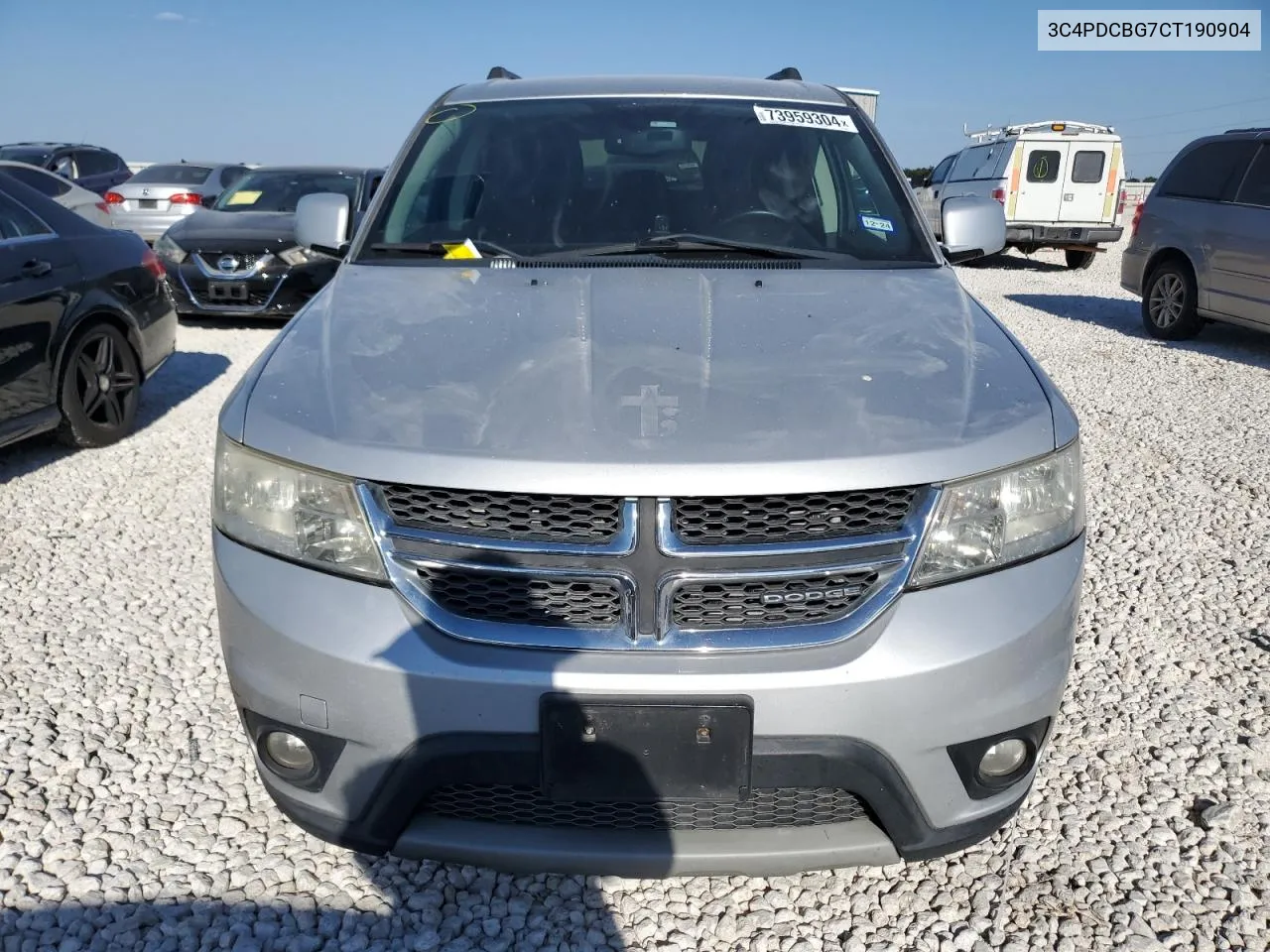 2012 Dodge Journey Sxt VIN: 3C4PDCBG7CT190904 Lot: 73959304