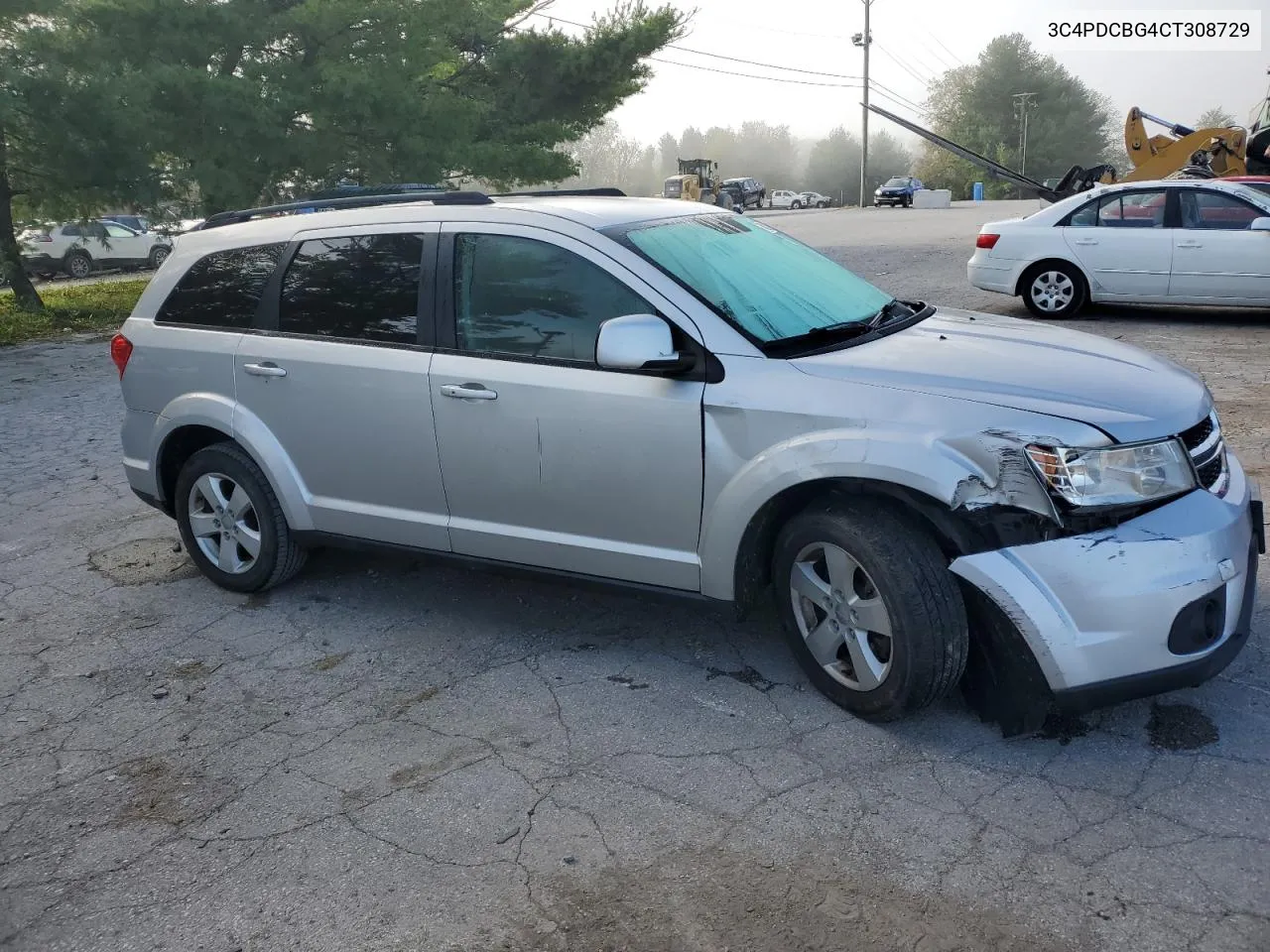 2012 Dodge Journey Sxt VIN: 3C4PDCBG4CT308729 Lot: 74051104