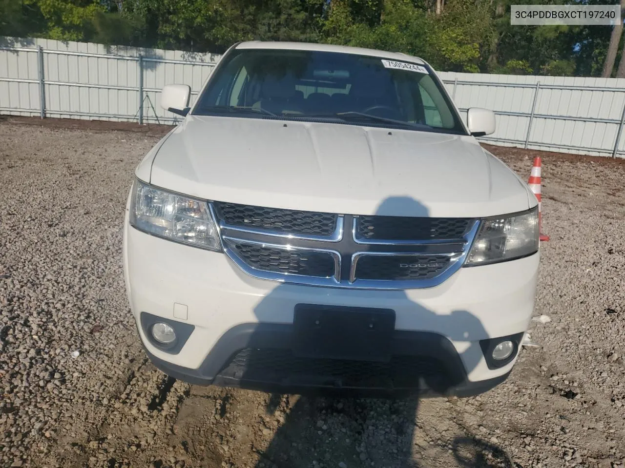 2012 Dodge Journey Sxt VIN: 3C4PDDBGXCT197240 Lot: 75054244