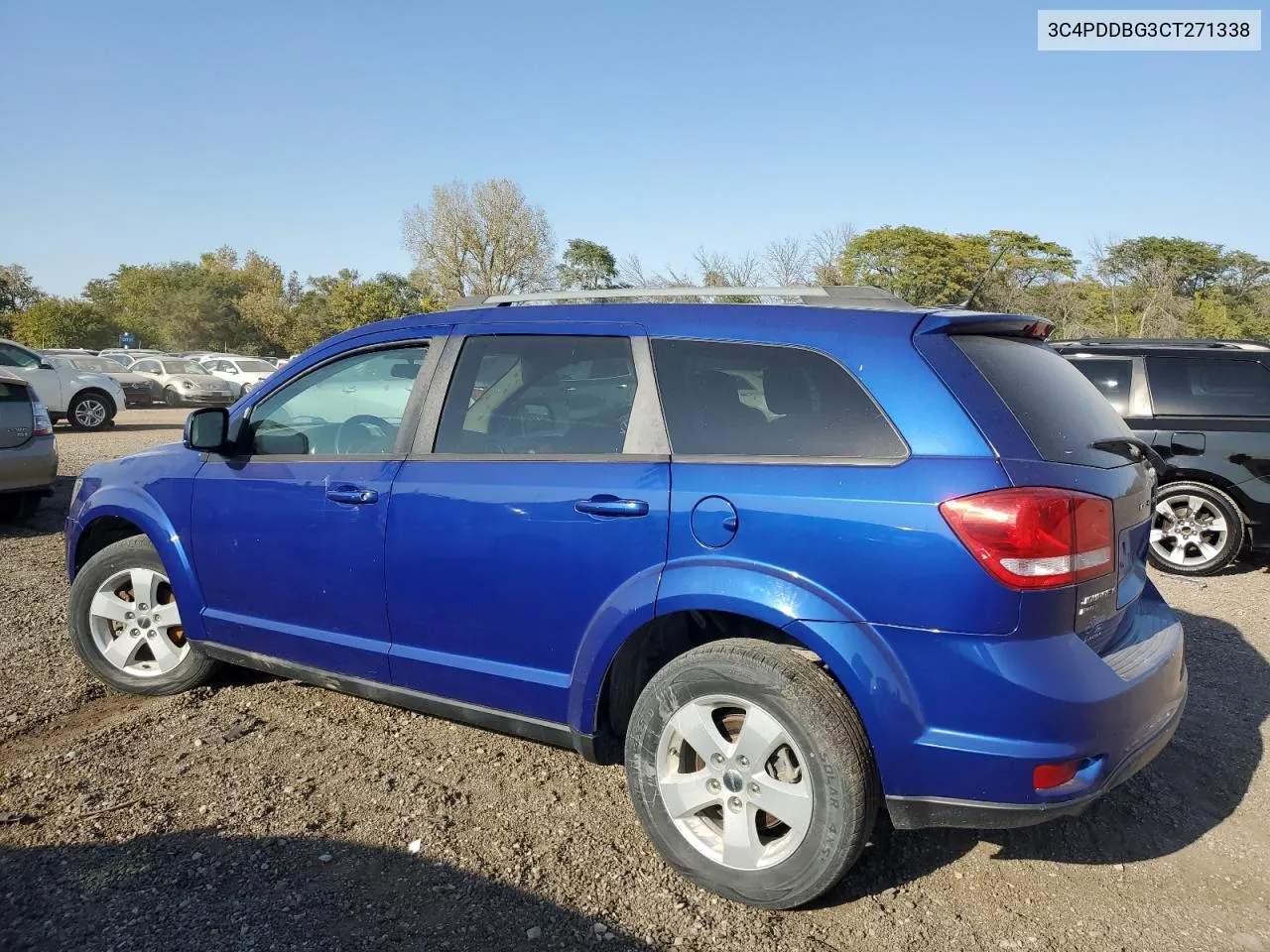 2012 Dodge Journey Sxt VIN: 3C4PDDBG3CT271338 Lot: 75176504