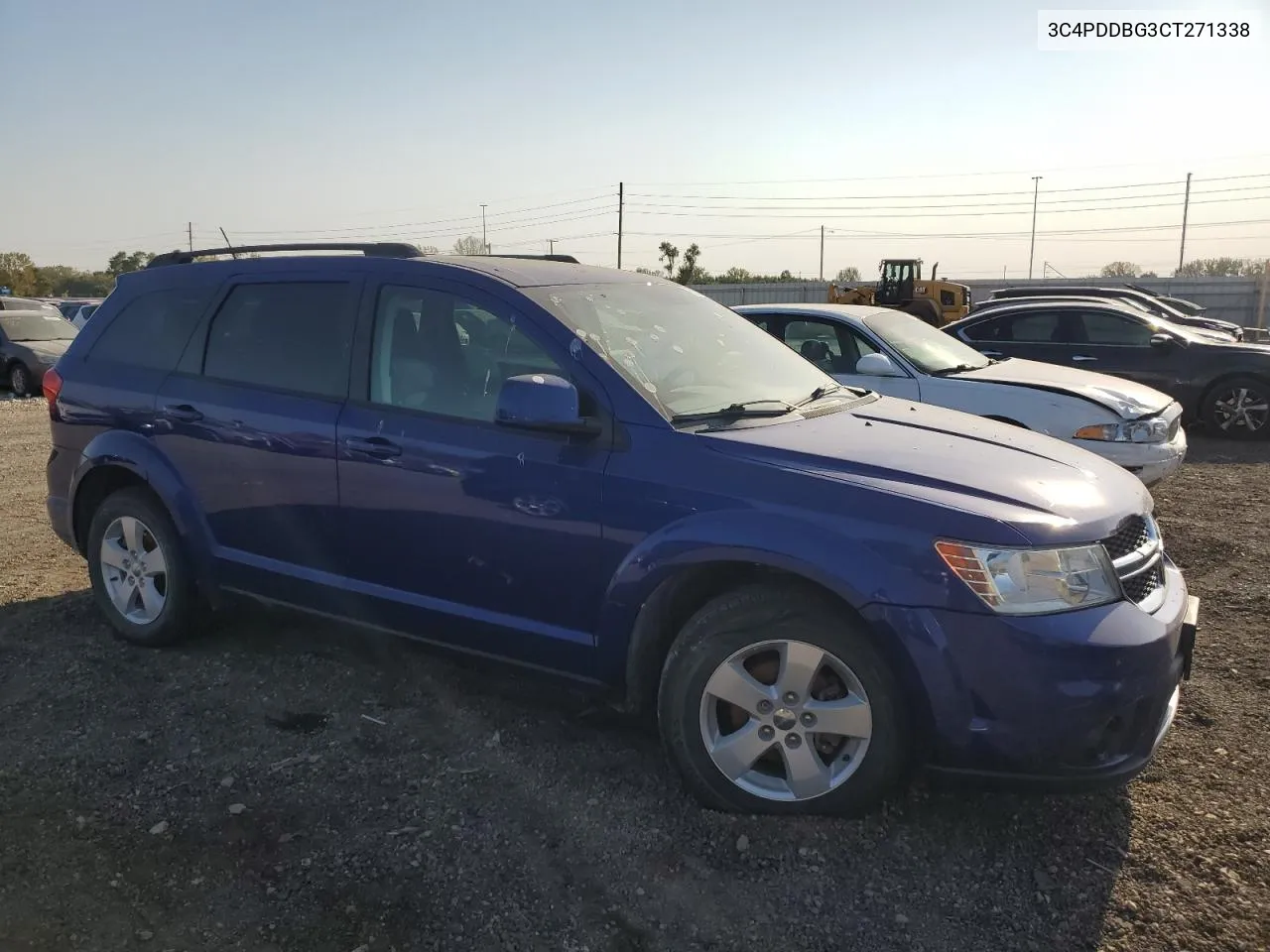 2012 Dodge Journey Sxt VIN: 3C4PDDBG3CT271338 Lot: 75176504