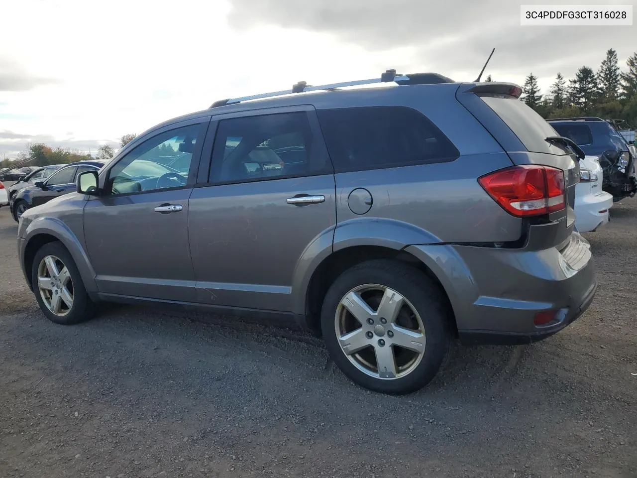 2012 Dodge Journey R/T VIN: 3C4PDDFG3CT316028 Lot: 75441194