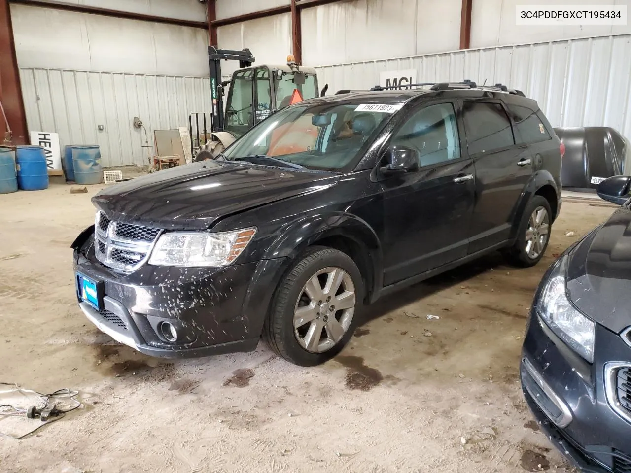 2012 Dodge Journey R/T VIN: 3C4PDDFGXCT195434 Lot: 75671923