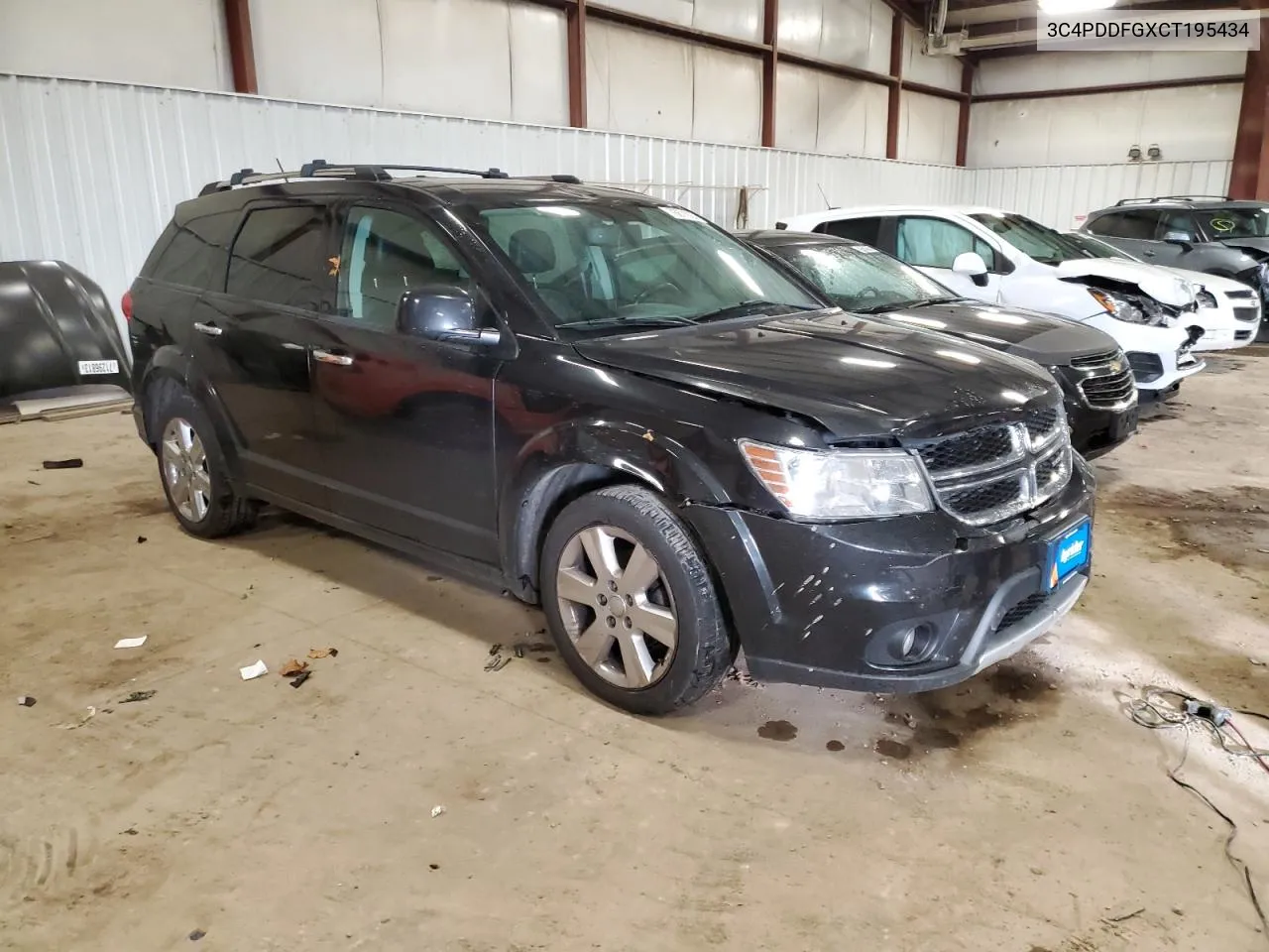 2012 Dodge Journey R/T VIN: 3C4PDDFGXCT195434 Lot: 75671923