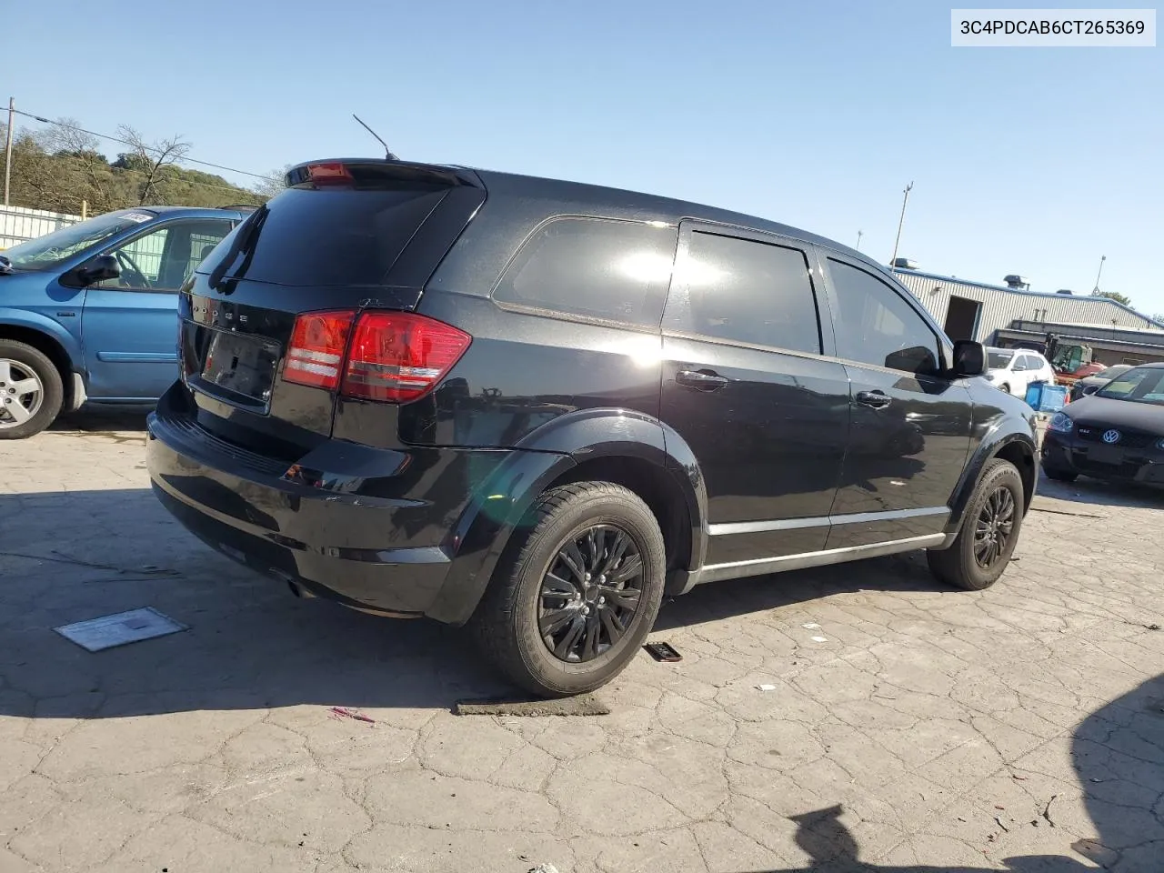 2012 Dodge Journey Se VIN: 3C4PDCAB6CT265369 Lot: 75754844