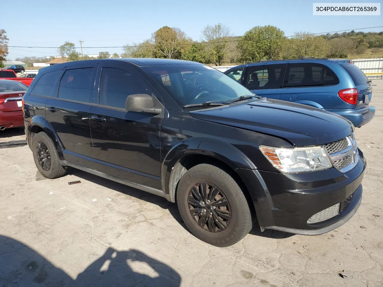 2012 Dodge Journey Se VIN: 3C4PDCAB6CT265369 Lot: 75754844