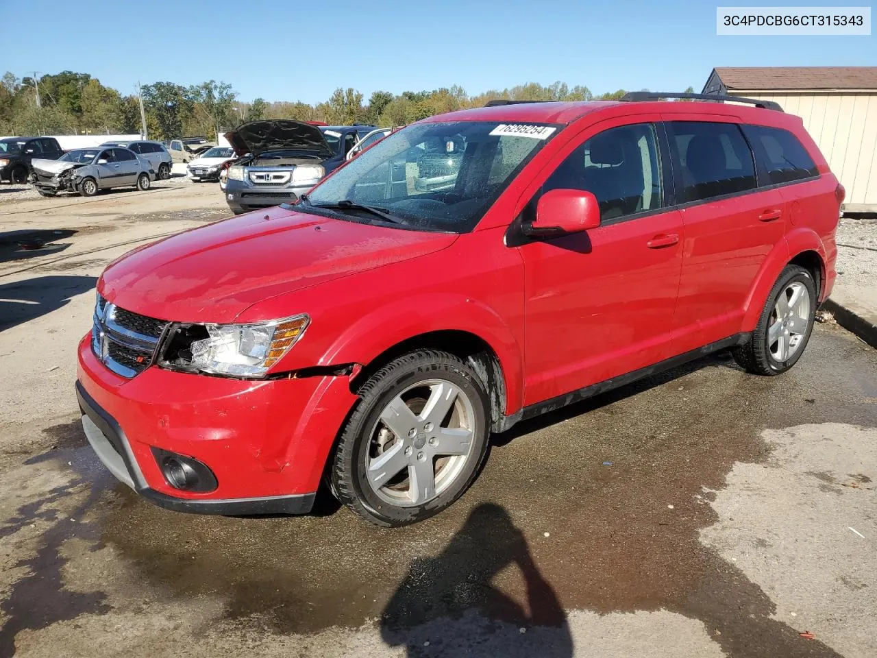 3C4PDCBG6CT315343 2012 Dodge Journey Sxt