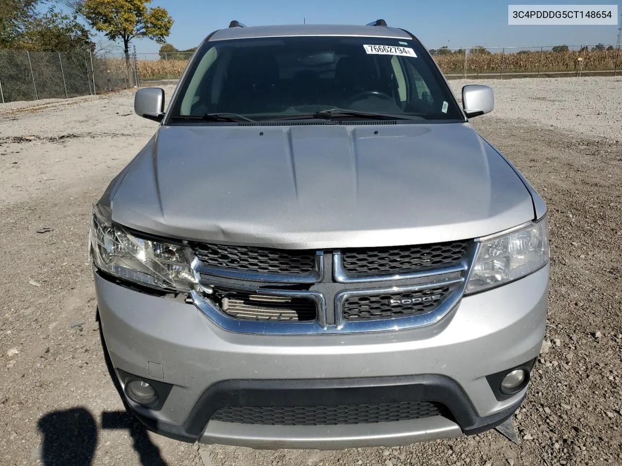 2012 Dodge Journey Crew VIN: 3C4PDDDG5CT148654 Lot: 76662794