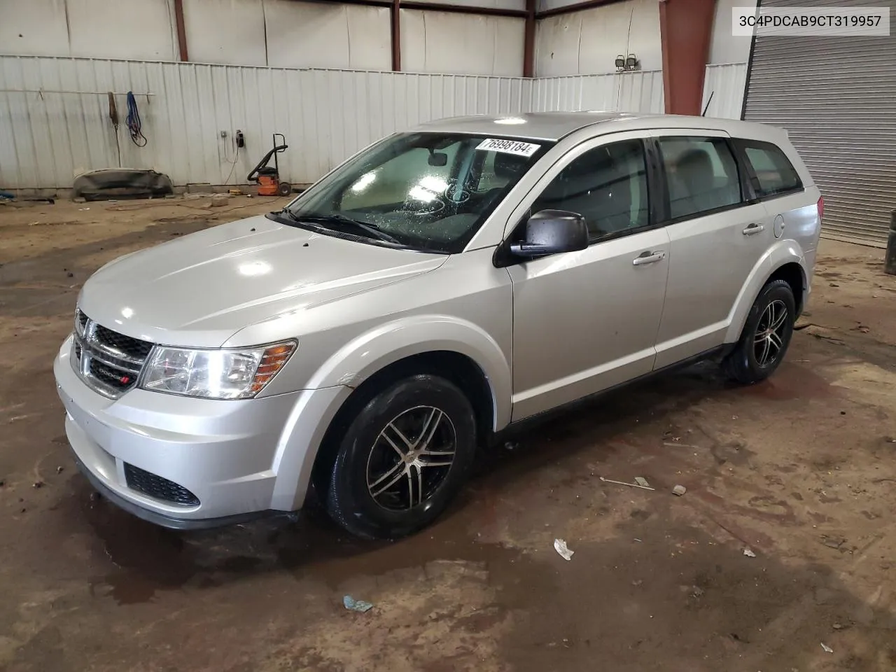 2012 Dodge Journey Se VIN: 3C4PDCAB9CT319957 Lot: 76998184