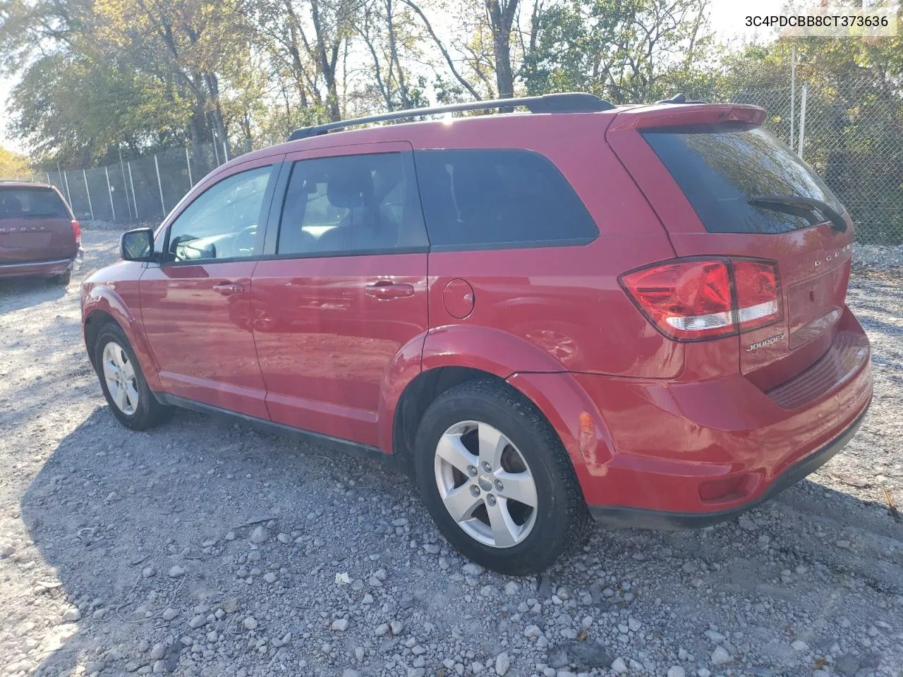 2012 Dodge Journey Sxt VIN: 3C4PDCBB8CT373636 Lot: 77000004