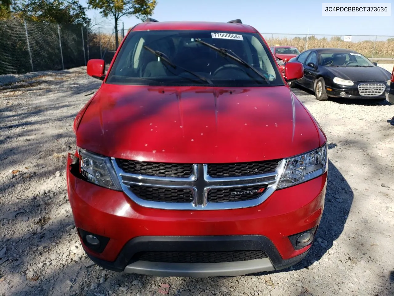 2012 Dodge Journey Sxt VIN: 3C4PDCBB8CT373636 Lot: 77000004