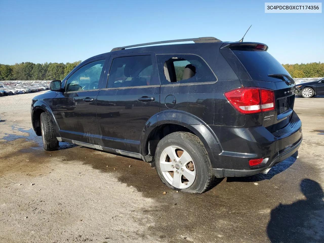 2012 Dodge Journey Sxt VIN: 3C4PDCBGXCT174356 Lot: 77070994